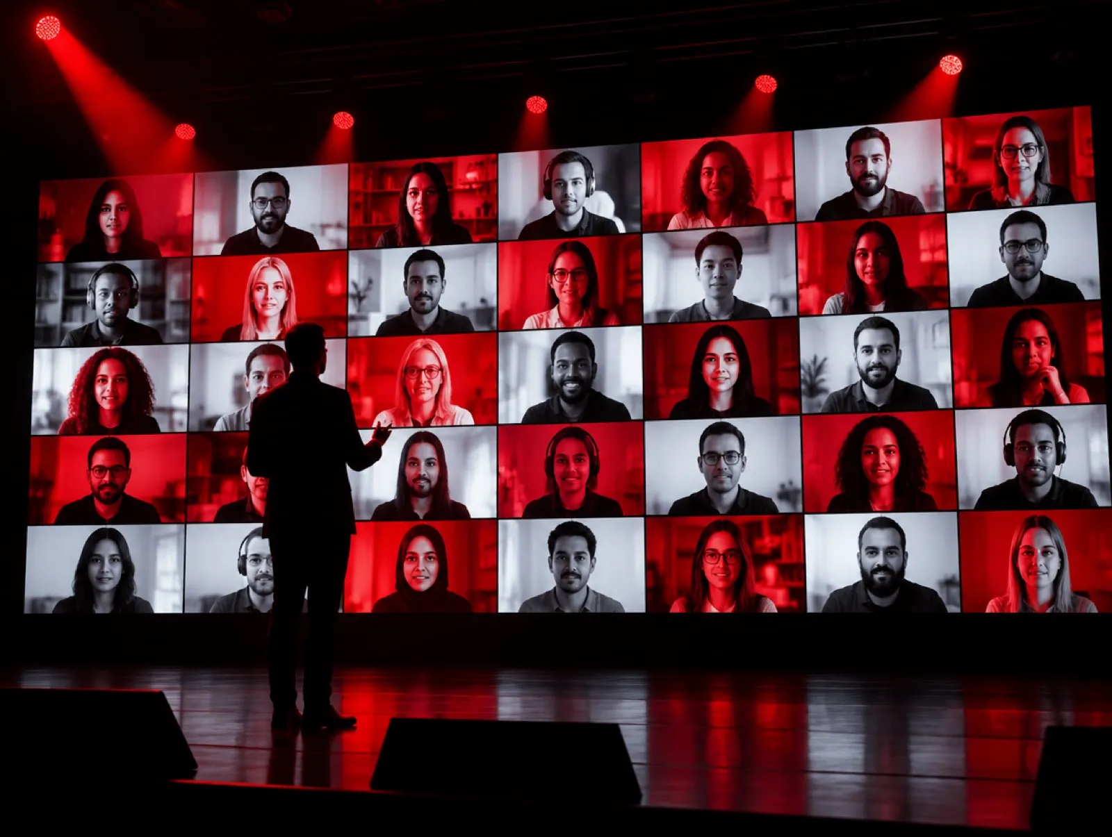 Visualisierung: Wall of Faces